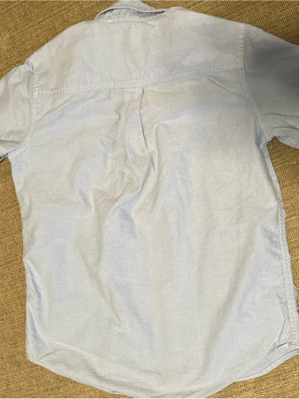 The Children's Place Light Blue Short-Sleeve Button-Down Shirt
